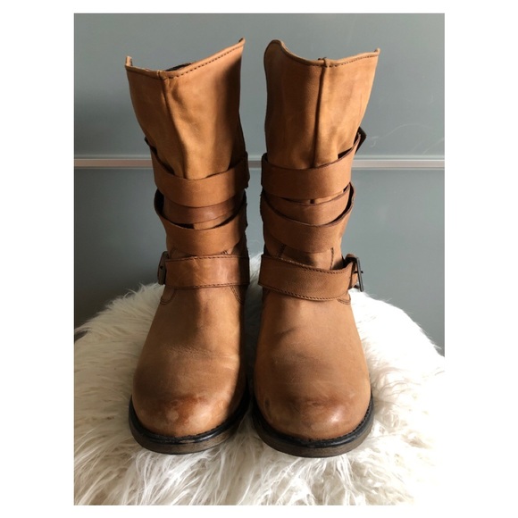Steve Madden Tan Brown Booties - Picture 2 of 10